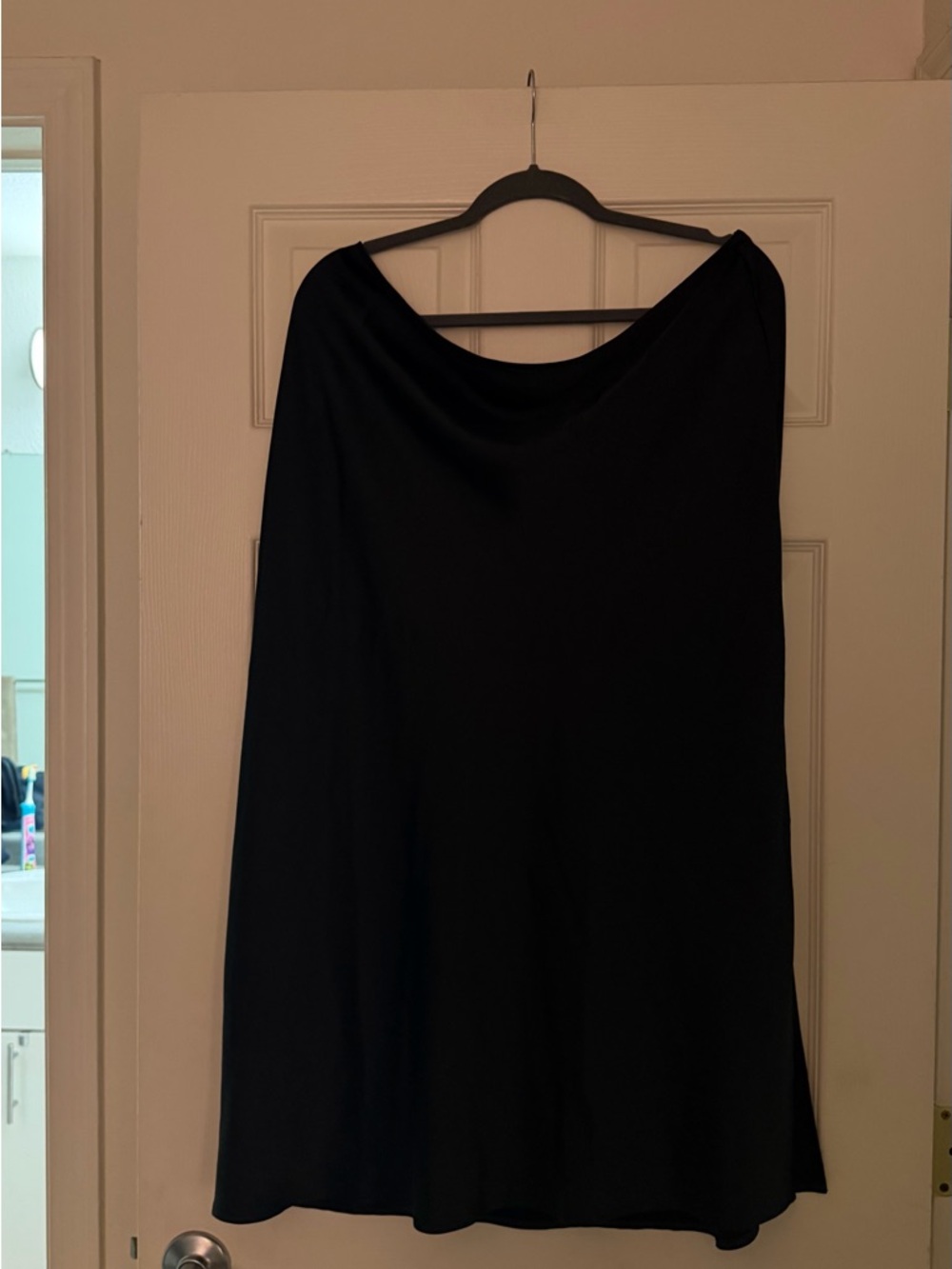 Women’s Old Navy Black Elastic Waist Silk Skirt